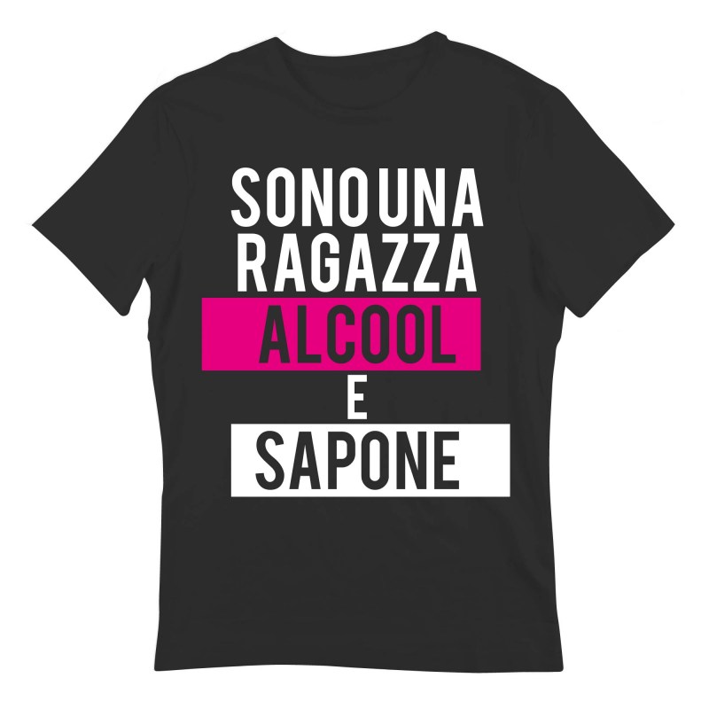 ragazza alcool e sapone_T-Shirt_T-Shirt_T-Shirt_T-Shirt